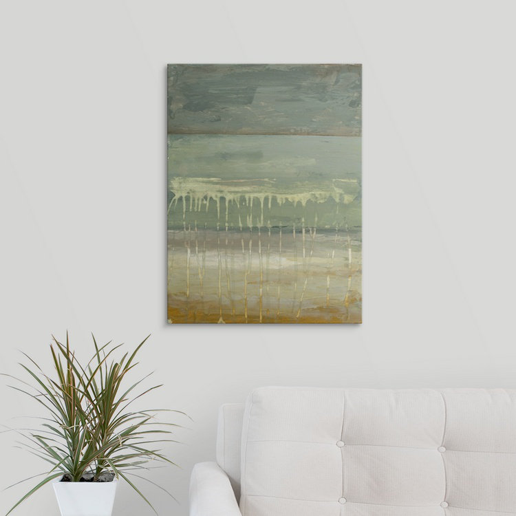 « i » jennifer de la peinture, reproduction d’art Marine Abstract, H 24 po x l 18 po x P 1,5 po, Toile