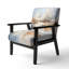 Coastal Ocean Coastal Reflections - Fauteuil rembourré moderne