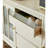 American Style Light Luxury White Accent Cabinet