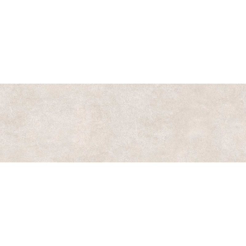 Crete 12'' x 40'' Ceramic Stone Look Wall Tile, Blanco