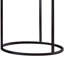 Table de bout grise et gris acier