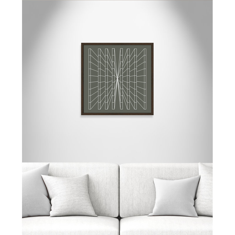 Olive perspective par Sandi Hauanio - reproduction d'art sur papier encadrée, H 23,5 po x l 23,5 po x P 0,75 po