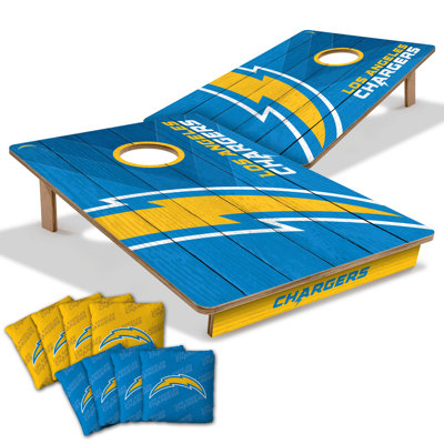 YouTheFan NFL Professional Wood 2'x3' Cornhole Board w/ Logo Bags