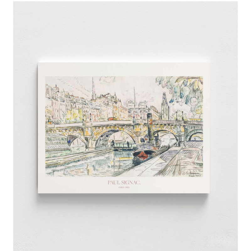 Reproduction d'art mural Paris: croquis de Paul Signac, 1923, H 12 po x l 16 po, Ne s’applique pas, Impression sans cadre