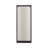2 Light Antique Brass Large ADA Sconce With Hand Crafted Off-White Fabric Shade-2147096574