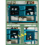 Buffet moderne avec tablettes réglables, buffet avec 2 portes