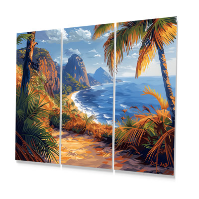 Ensemble de salon Sugarloaf Mountain Ocean View Landscape I - Beach Wall Art