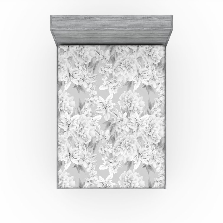 Drap-housse floral Ambesonne