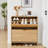 16 Pair Shoe Storage Cabinet With 2 Flip Drawers-1915893003