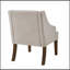 Fauteuil d'appoint moderne rembourré avec pieds en bois-131260918