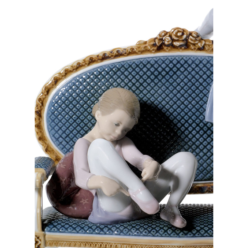 Ready for Practice Ballet Girls Figurine