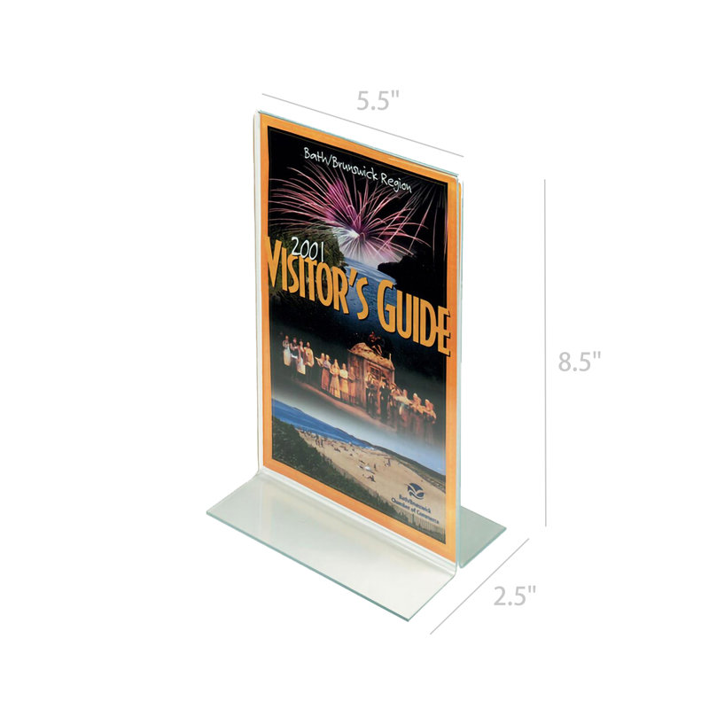 Cadre magnétique en plastique transparent transparent 5,5 po x 8,5 po Ousmane