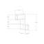 Tablette murale moderne de couleur anthracite 33,1 po x 20,5 po x 7,9 po | 100% panneau de particules enduit de mélamine, épaisseur: 0,7 pouce | Conception murale, solution de rangement élégante et élégante pour n'importe quelle pièce-2033725695