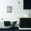 «Stand Closer Funny Bathroom Wood Texture Word Design», reproduction d'art textuel sur toile-786001395-786001396