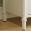 Meuble-lavabo vintage 31 po avec lavabo, armoire rustique avec portes à fermeture douce et tablette réglable, profil incurvé, pieds en bois d'hévéa-1122251760