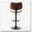 PU Faux Leather Upholstered 360°Swivel Bar Chairs Bar Stools,Adjustable Counter Height-1970044766