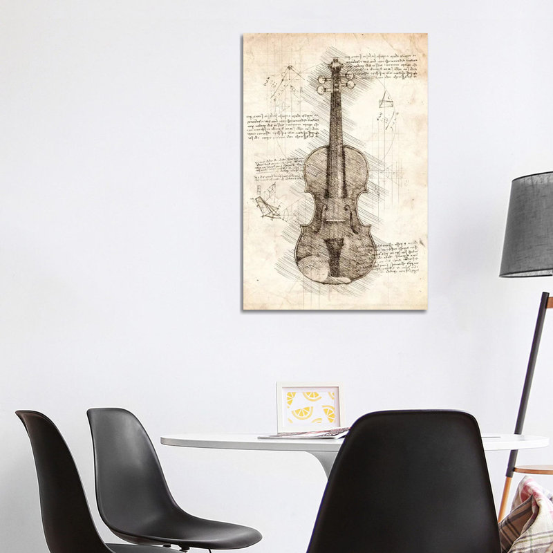 Violin by Cornel Vlad - Wrapped Canvas Gallery-Wrapped Canvas Giclée, 101.6 cm H x 66.04 cm W