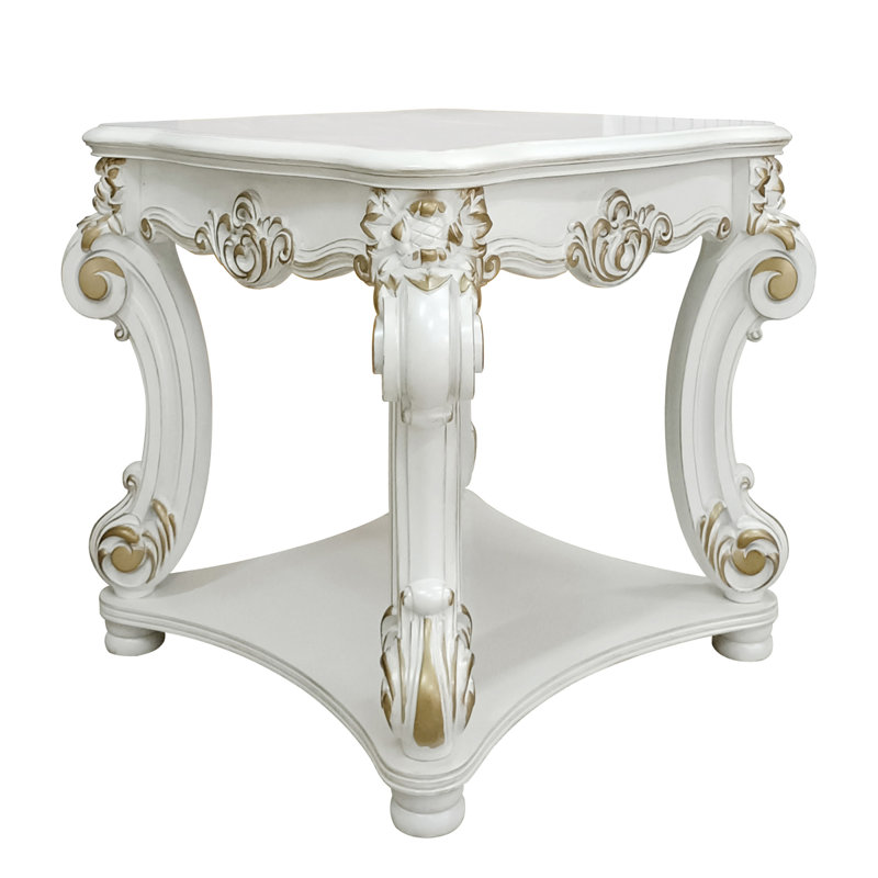 Table de bout avec tablette inférieure Pearl