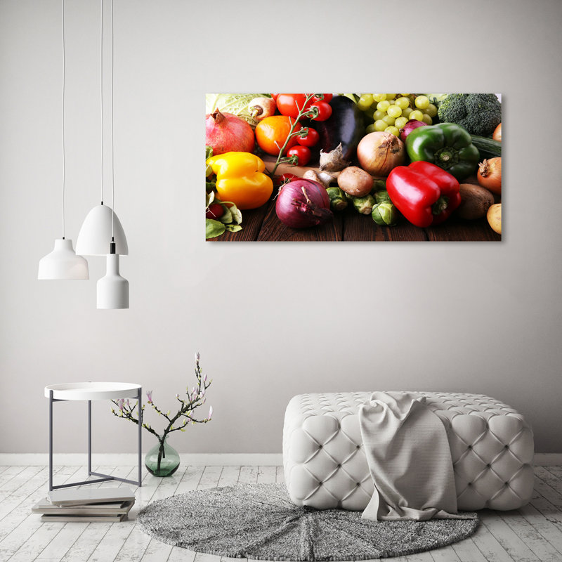 Vegetables And Fruits - Wrapped Canvas Print