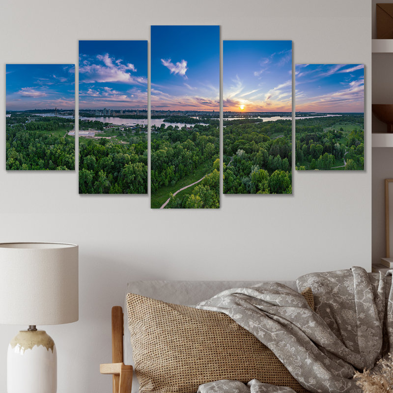 Impression sur toile - 5 panneaux