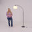 Merick 75" Arched Floor Lamp with Remote Control-1549509564