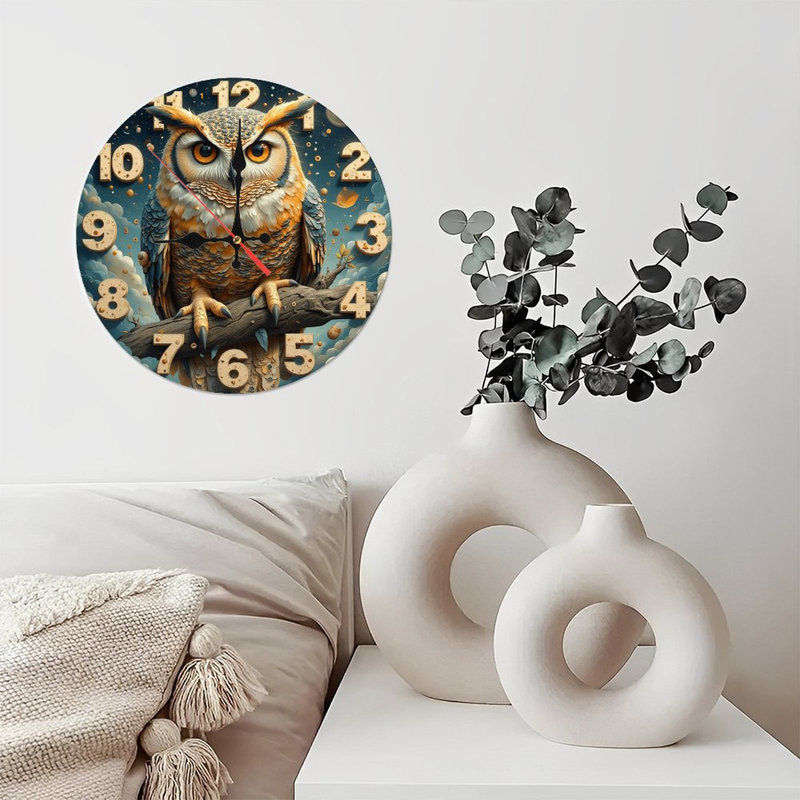 Elegant Eagle Clock