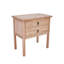 Adeola 54cm W Solid Wood Bedside Table