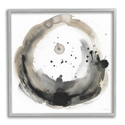 Art contemporain, giclée circulaire encadrée par Stella Chang