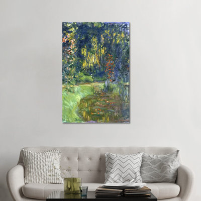 Jardin de Giverny, 1923 - Giclée sur toile tendue avec châssis