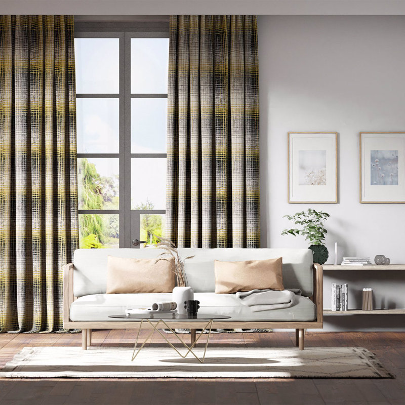 Hamada Fabric, Denim/Ochre