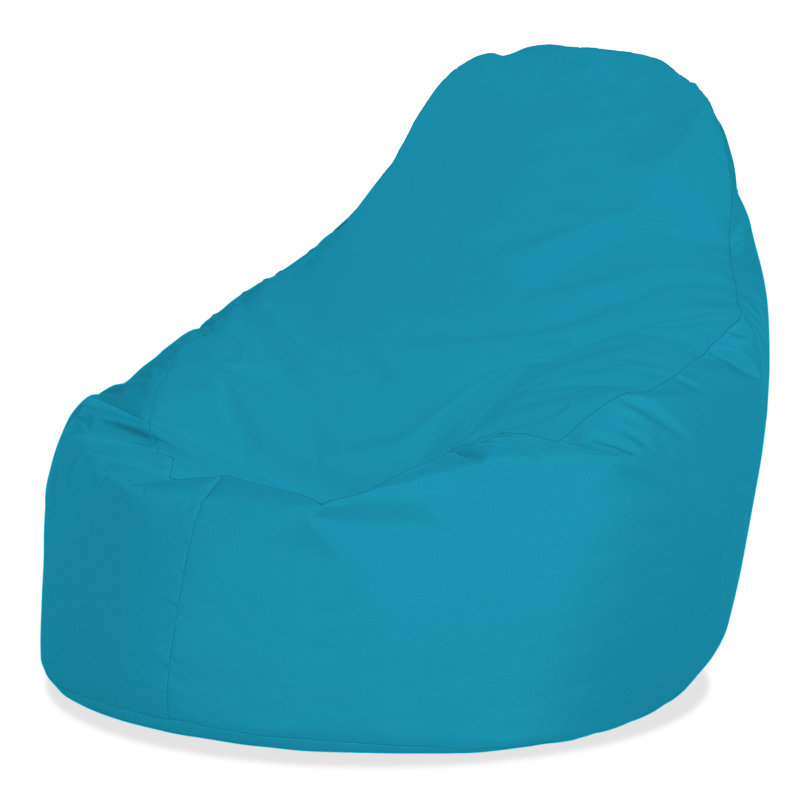 Outdoor Friendly Classic Bean Bag, Light Blue, Foam Flakes
