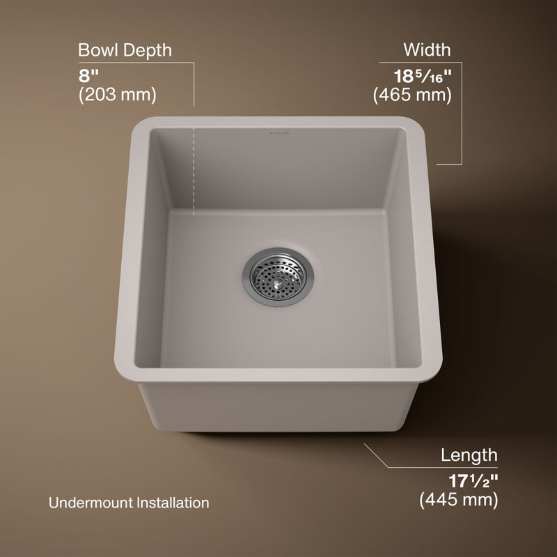 Billings 17-1/2" undermount bar sink