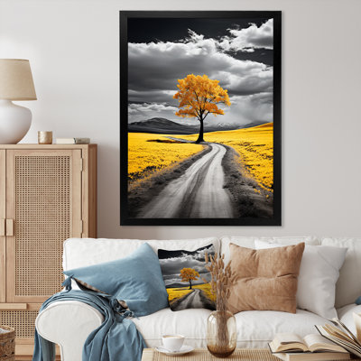 " Road Through Yellow Prairies V "