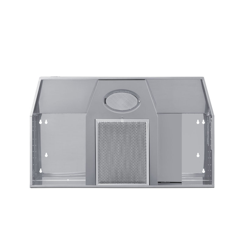 Summit Appliance Stainless Steel 220 CFM Convertible Under Cabinet Range Hood, 5.13" H x 29.88" W x 18.63" D