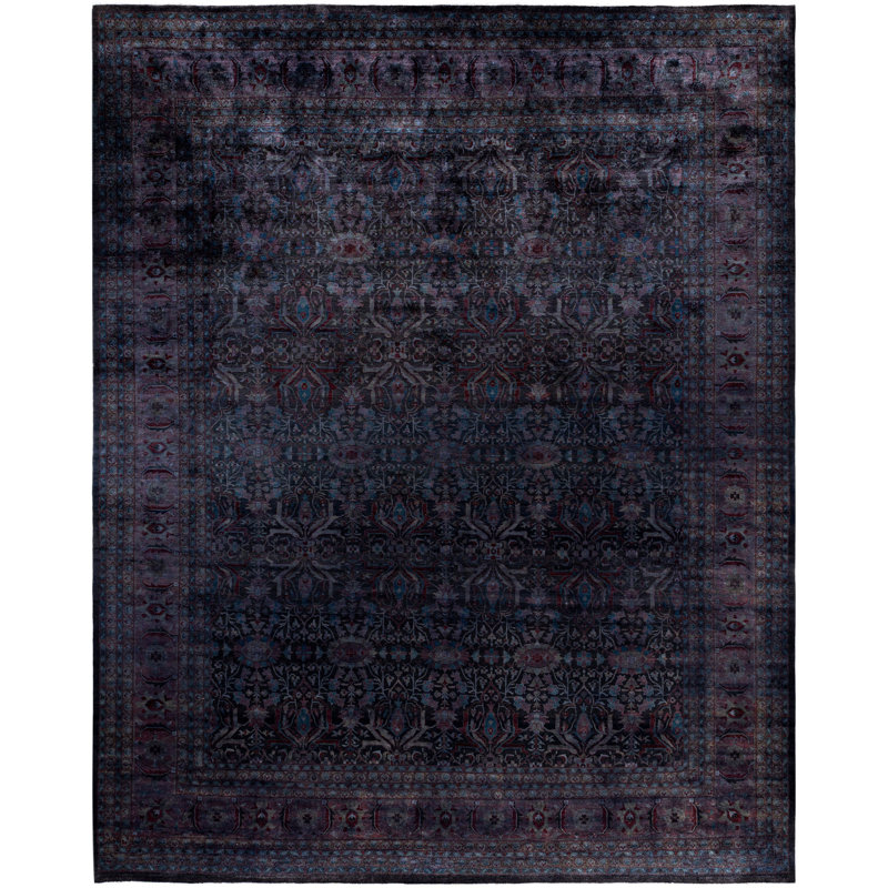 Overdyed One-of-a-Kind 12' 1" X 15' 0" Hand Knotted Area Rug