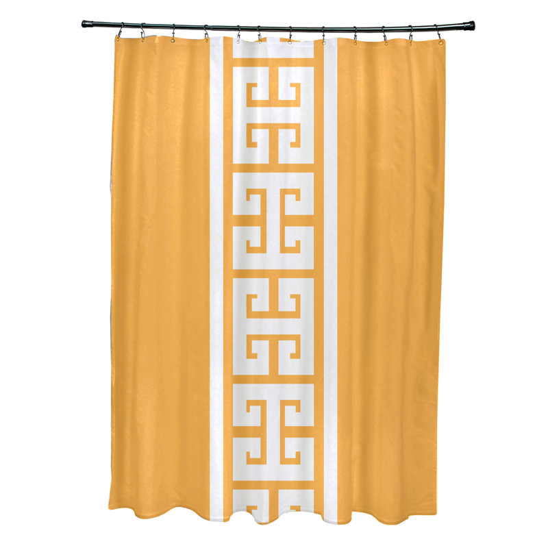 Hancock Striped Shower Curtain, Yellow