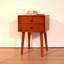 Table de chevet avec 2 tiroirs, petite table de bout avec rangement, table de chevet-1929688766