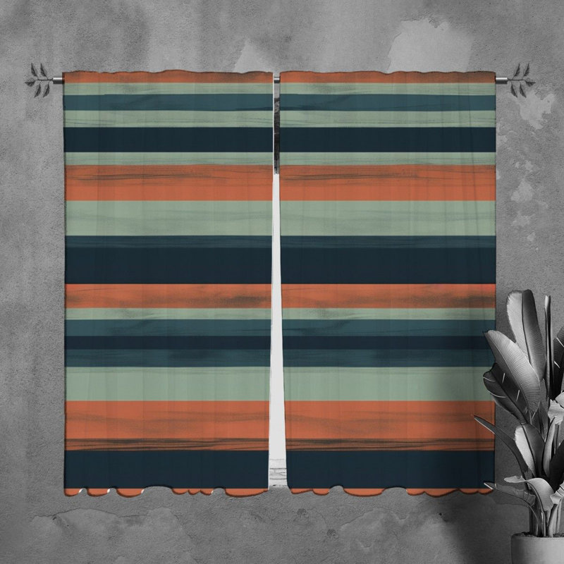 Paire de rideaux obscurcissant en polyester Kimarni, L 40 po x L 82 po