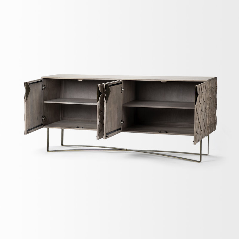 Grattan 72 " W Mango Solid Wood Sideboard