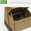 Petit poulailler en bois 59 po PawHut-2035324186
