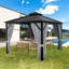 10 pi. L 10 pi. D Pavillon de jardin en acier