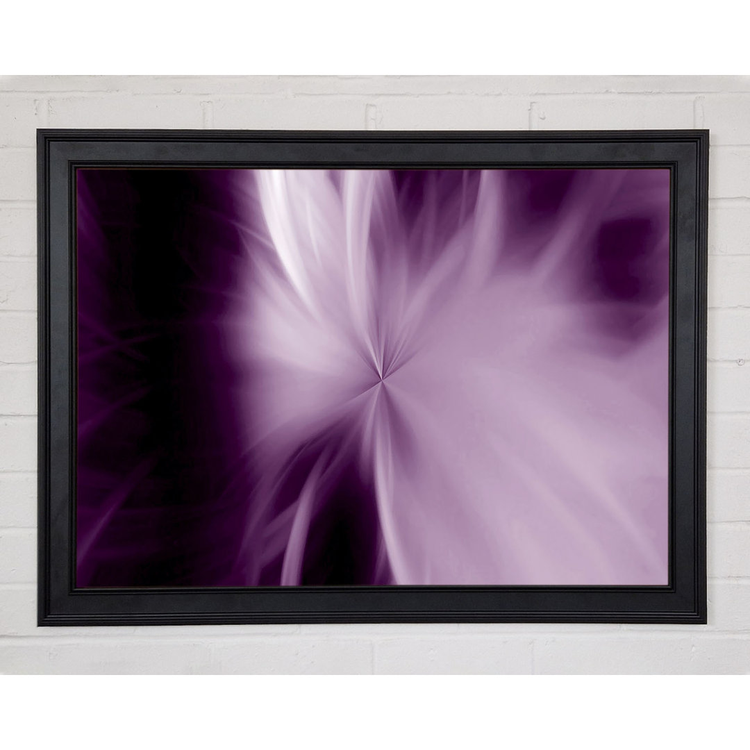 Gerahmtes Wandbild Celestial Core Purple