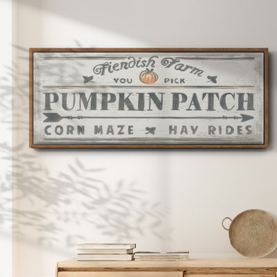 «Pumpkin Patch II», toile encadrée