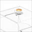 Table d'appoint en acrylique, table de chevet transparente à 2 niveaux avec tablette de rangement, bureau de bout rectangulaire moderne en acrylique pour la chambre à coucher et le salon