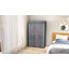 HOMCOM Fabric Wardrobe w/ Shelves Hanging Rail Foldable Wardrobe-1250993988