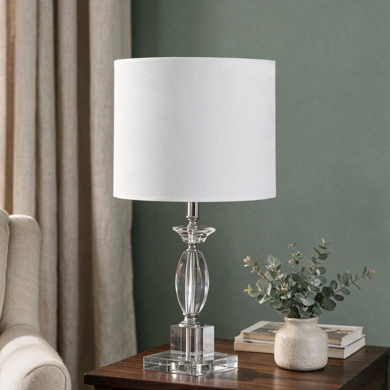 Lampe de table moderne en cristal taillé 23,25 po Emmil