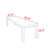 Modern simple solid wood dining table-106814361