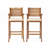 Solid Wood Bar Stools with Cushion 