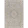 Don Oriental Machine Woven Polyester Area Rug in Gray/Slate