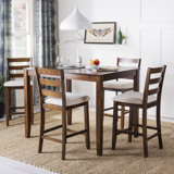 Donegal 4 - Person Solid Wood Solid Wood Top Four Leg Dining Set